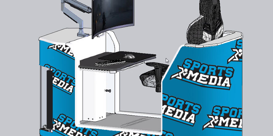 ESPORTS_POD_REAR_SportsMedia_woLCD Sports Media ESports Pod